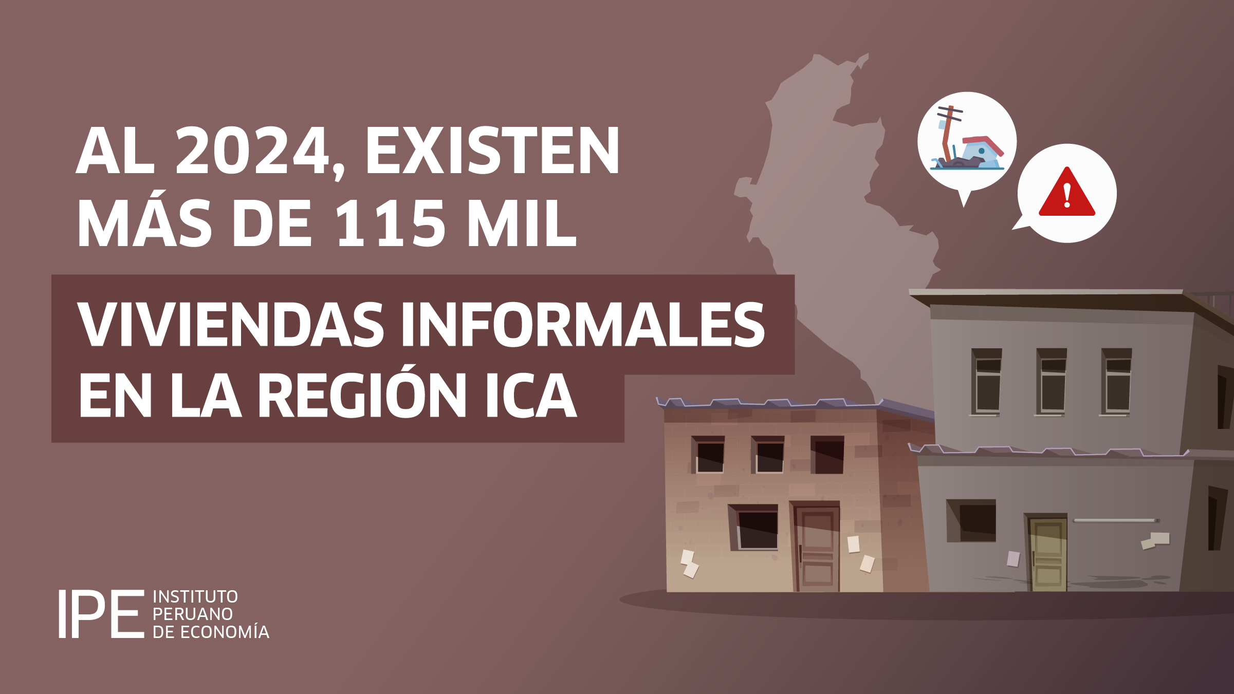 Ica: Al 2024 existen más de 115 mil viviendas informales