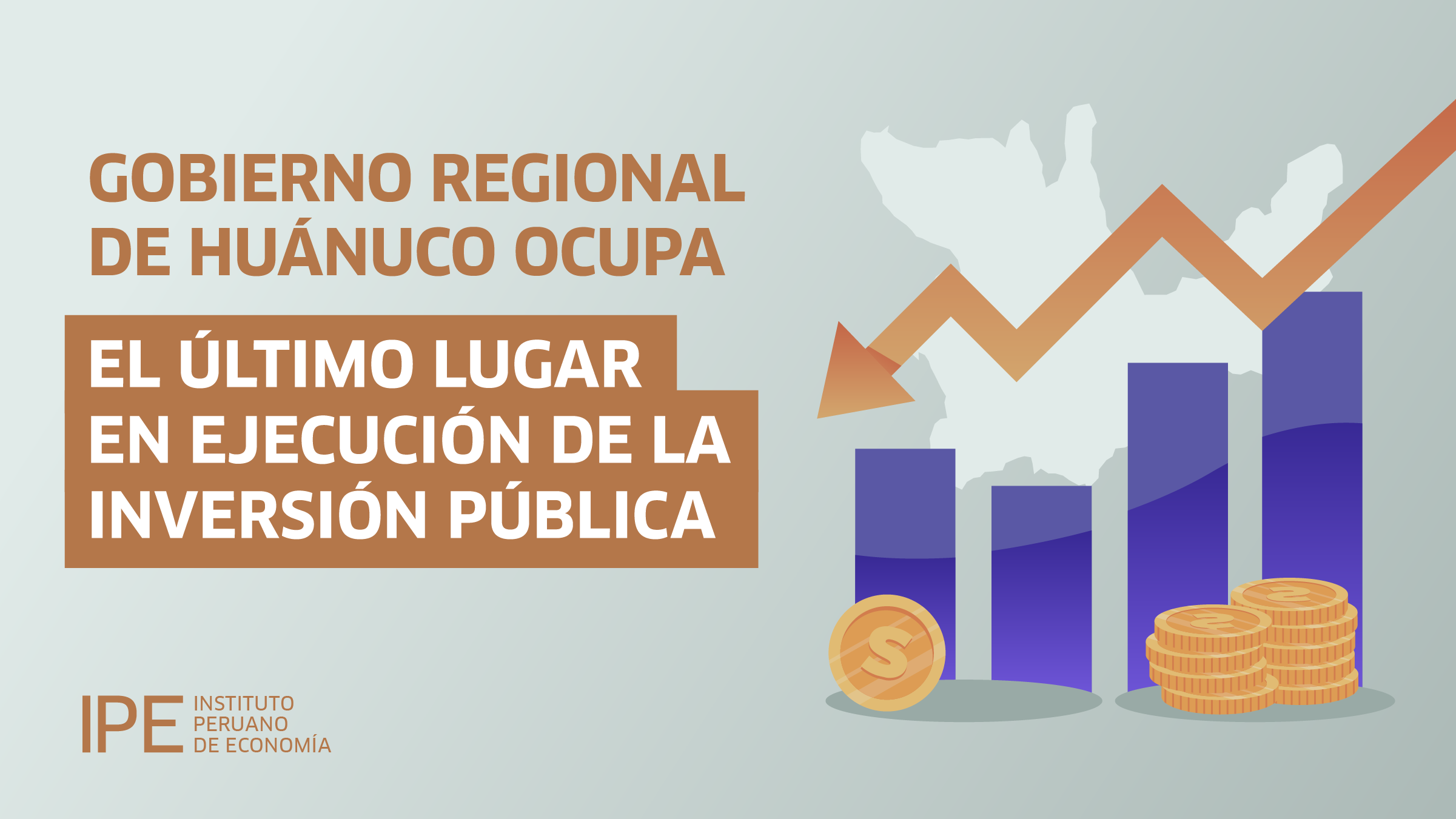 Gobierno Regional de Huánuco ocupa el último lugar en ejecución de la inversión pública