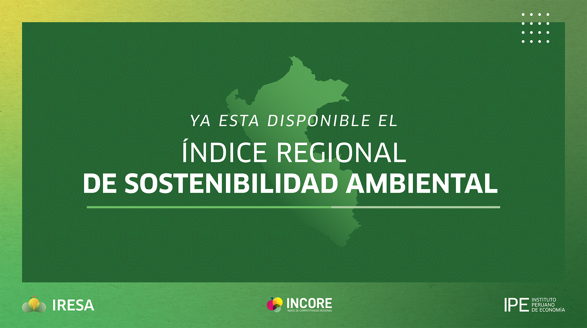 Se publicó el Índice Regional de Sostenibilidad Ambiental - IRESA 2025