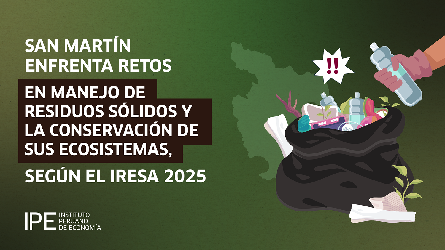 San Martín se mantiene entre las últimas ocho regiones del Índice Regional de Sostenibilidad Ambiental
