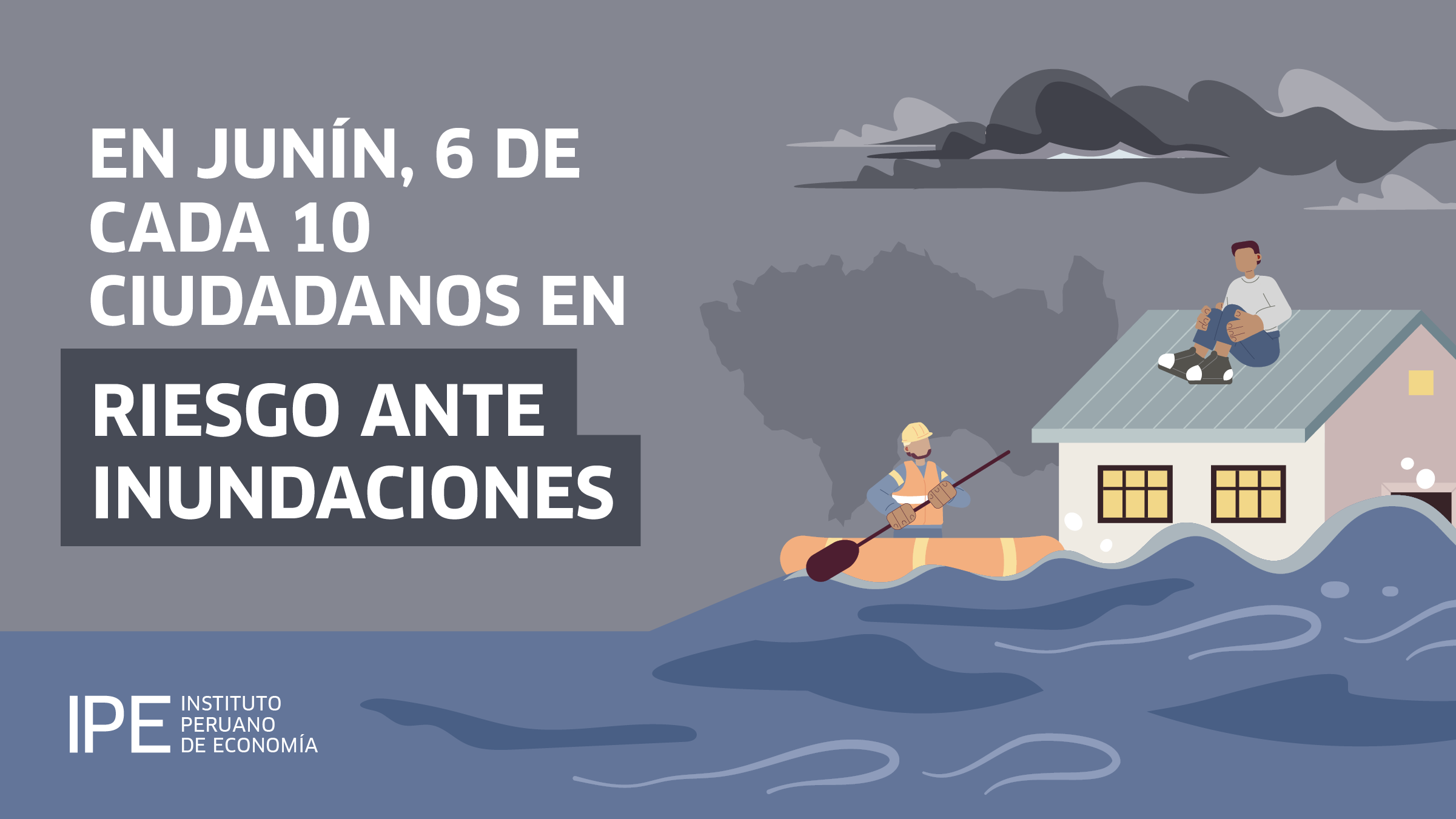 Junín: 6 de cada 10 ciudadanos enfrentan riesgo alto o muy alto ante inundaciones